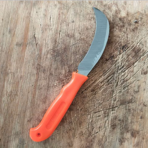 特价塑料柄菠萝刀商用不锈钢刀水果削皮刀 蔬果小白菜弯刀去皮器