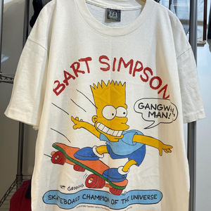 辛普森一家Bart Simpson联名高街美式os风潮流短袖cec男女情侣T恤