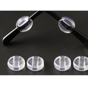 硅胶耳勾圆形透明眼镜防滑套眼镜防滑套固定耳勾托耳运动眼镜配件