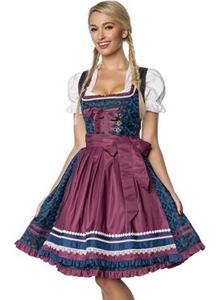 德国代购 啤酒节dirndl 裙装女生 叮咚服 3件套 及膝款