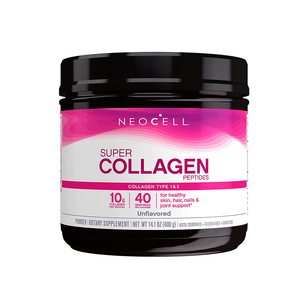 美国直邮NeoCell Super Collagen小分子草饲水解胶原蛋白肽粉400g