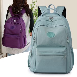 新款旅游包包双肩包女包夏季旅行背包大容量牛津布大学生电脑书包