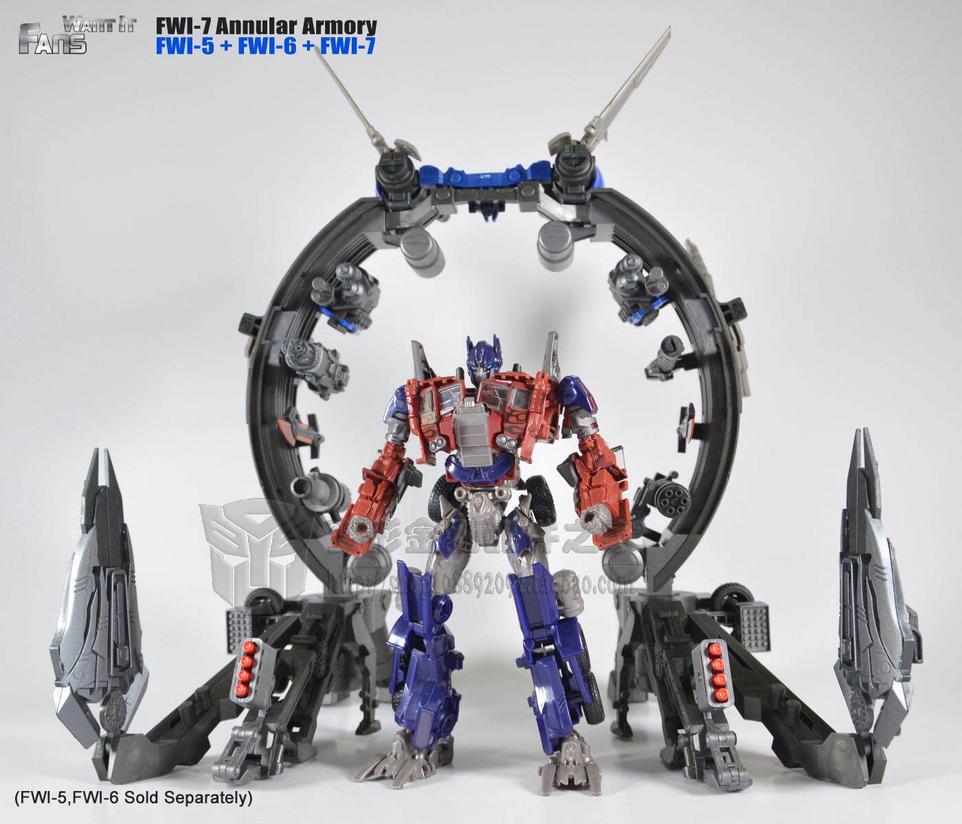 保修fwi-5/6/7变形金刚电影4航行家v级平头擎天柱飞翼武器配件包