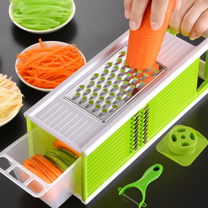 多功能切菜器家用厨房神器手动削土豆丝切片全能插丝切丝刨丝萝卜