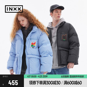 【INXX】Standby 潮牌情侣同款羽绒服冬季宽松多口袋外套