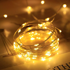 暖色LED铜线灯串 礼品盒玻璃瓶装饰网红小灯串彩灯串灯满天星灯饰