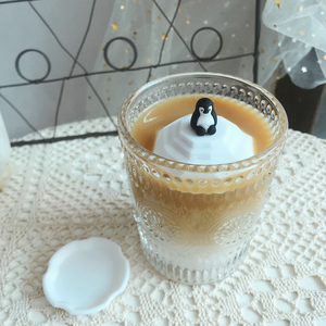 出口韩国可爱企鹅北极熊姆明漂浮茶滤不锈钢茶漏茶杯伴侣创意泡茶