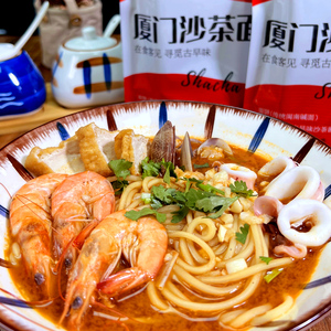 食客见厦门沙茶面泉州卤面碱面早餐面条沙县拌面福建特产面线糊