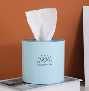 轻奢现代创意纸巾筒顶抽式卷纸收纳盒家用客厅餐厅简约塑料抽纸盒