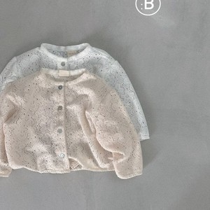 韩国进口婴幼童装甜美蕾丝镂空公主外套夏季新款超薄长袖空调开衫