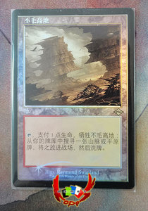 万智牌 MTG 摩登新篇2 MH2 老框 不毛高地 中文/中文闪 全品