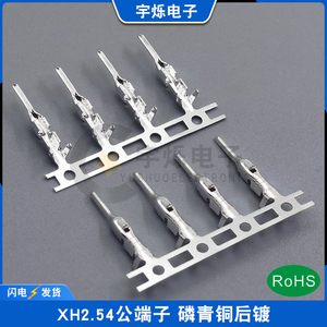 优质XH/XHB-RT空中对接公端子TJC3带锁扣母壳端子2.54mm插针磷铜