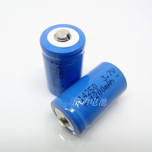 平头/尖头14250 3.7V充电锂电池14250 3.6V红/绿外线笔电筒充电池