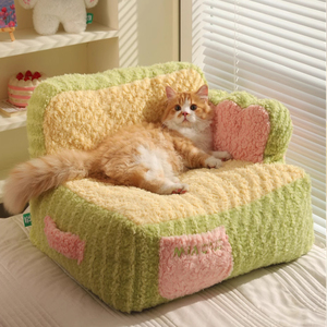 喵小元|奶油沙发猫窝床宠物猫咪冬季保暖棉垫加厚柔暖冬天睡觉的