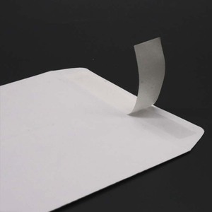 多规格现货带自粘胶纯白色信封袋空白无印刷纸袋信封定制印刷logo