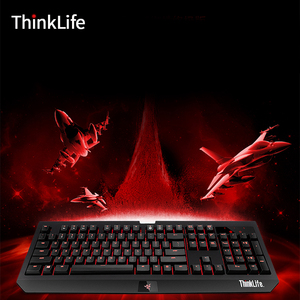 Lenovo/联想Thinklife雷蛇黑寡妇蜘蛛终极版机械键盘 机械轴