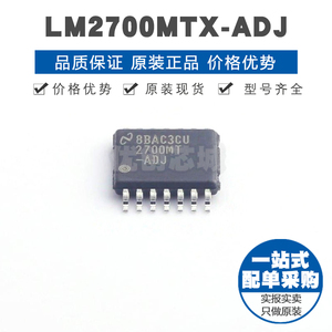 LM2700MTX-ADJ TSSOP14 升压可调输出 PWM直流转换器 电源芯片IC