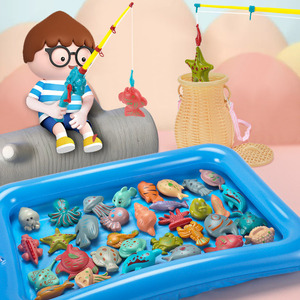 儿童大号钓鱼池玩具磁性鱼儿童1到3一至二2两4岁半宝宝益智力早教