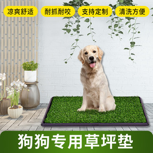 狗厕所假草坪可清洗人造草皮架宠物尿垫绿色透气狗窝专用仿真草坪