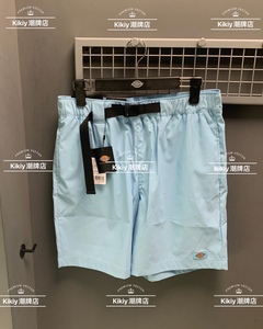 Dickies国内专柜2023夏季新款 男士腰带纯色休闲短裤DK011584