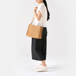 MUJI 纸素材 可单肩背的手提包 包包女包  斜挎包