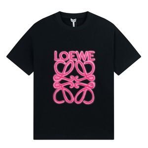 香港直邮正品LOEWE 罗意威logo刺绣新款印花短袖纯棉T恤男女同款