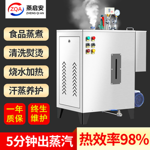 6KW小型全自动电加热蒸汽机发生器家用节能环保商用蒸气热水锅炉