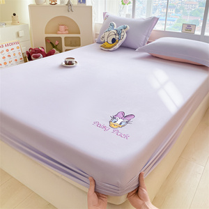 新款迪士尼卡通水洗床笠单件床罩床单儿童席梦思床垫套保护罩全包