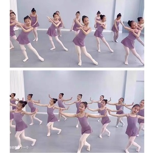 新款夏季儿童舞蹈服女童吊带练功服少儿芭蕾民族中国舞考级形体裙