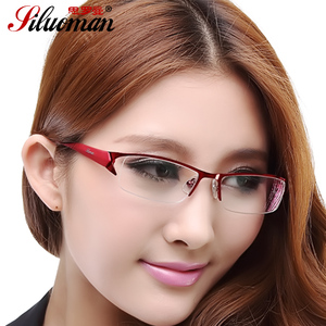 半框眼镜架近视眼镜女眼镜框男圆脸超轻眼睛框光学近视镜框女TR90