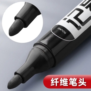 大头笔粗笔油性粗杆标记笔防水速干记号笔黑色马克笔勾线笔不掉色