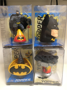 早期绝版DC正品 BATMAN蝙蝠侠收藏模型摆件 蝙蝠侠战车标志头像