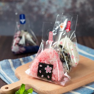 三角饭团包装袋饭团包装纸日式包饭模具寿司袋子可微波加热送贴纸