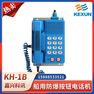科讯船用防爆按键电话机KH-1B自动程控电话AQ-1安全栅EXIB II CT6
