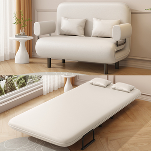 折叠两用沙发床小户型阳台多功能床网红款客厅伸缩抽拉床2024新款