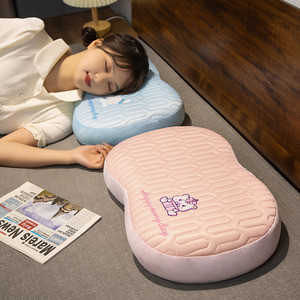 枕头夏季凉枕套成人大人儿童夏天冰丝乳胶记忆棉护颈椎助睡眠凉垫