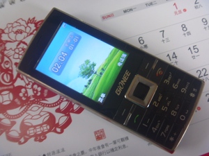金立E105双卡双待按键手写触屏双用老人备用手机