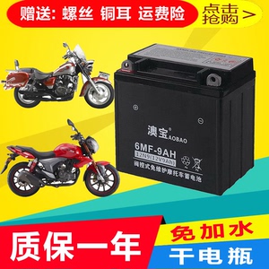 摩托车干电瓶钱江QJ150-19钱江龙 卧龙祥龙 风暴太子巡航者蓄电池