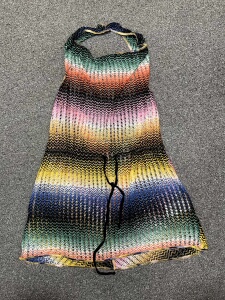 【Alice英国购】Missoni/米索尼 女士经典垂坠针织挂脖系带连衣裙