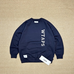 折扣现货 WTAPS SWEATER COLLEGE 日本制经典印花圆领卫衣 23SS