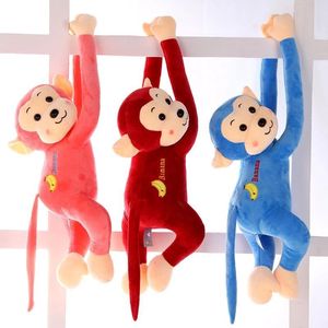 可爱小猴子公仔毛绒玩具防撞头猴玩偶大号男女生布娃娃儿童礼物