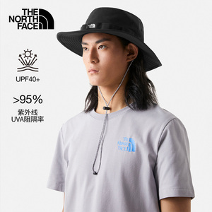 TheNorthFace北面户外渔夫帽男女款遮阳运动帽休闲帽春夏新款5FXF