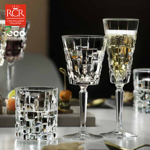 新品意大利原装进口RCR水晶玻璃高脚杯家用红酒杯香槟杯威士水杯