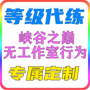 LOL账号英雄联盟 1-30级等级代练无工作室行为峡谷之巅资格