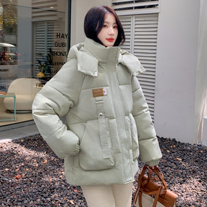 羽绒棉衣女冬季2023新款韩版棉服短款面包服宽松加厚大码棉袄外套