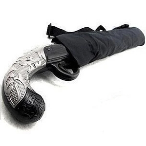 古典西洋枪二折晴雨伞刀伞 古典与创意的结合防辐射雨伞 风车伞