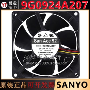 全新San Ace三洋 9G0924A207 24V 0.3A 92x32mm变频器散热风扇