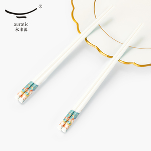 永丰源 幸福和鸣 陶瓷筷子 健康环保 安全包装 2头筷子