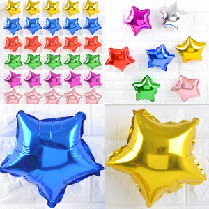 铝膜气球儿童卡通生日派对布置结婚礼房间5寸心形五角星气球装饰