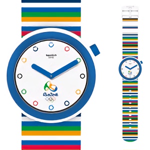 Swatch/斯沃琪原装手表POP系列石英男女表特别款里约运动会PNZ100